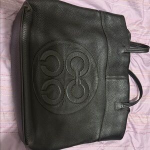Coach Black Leather hand bag